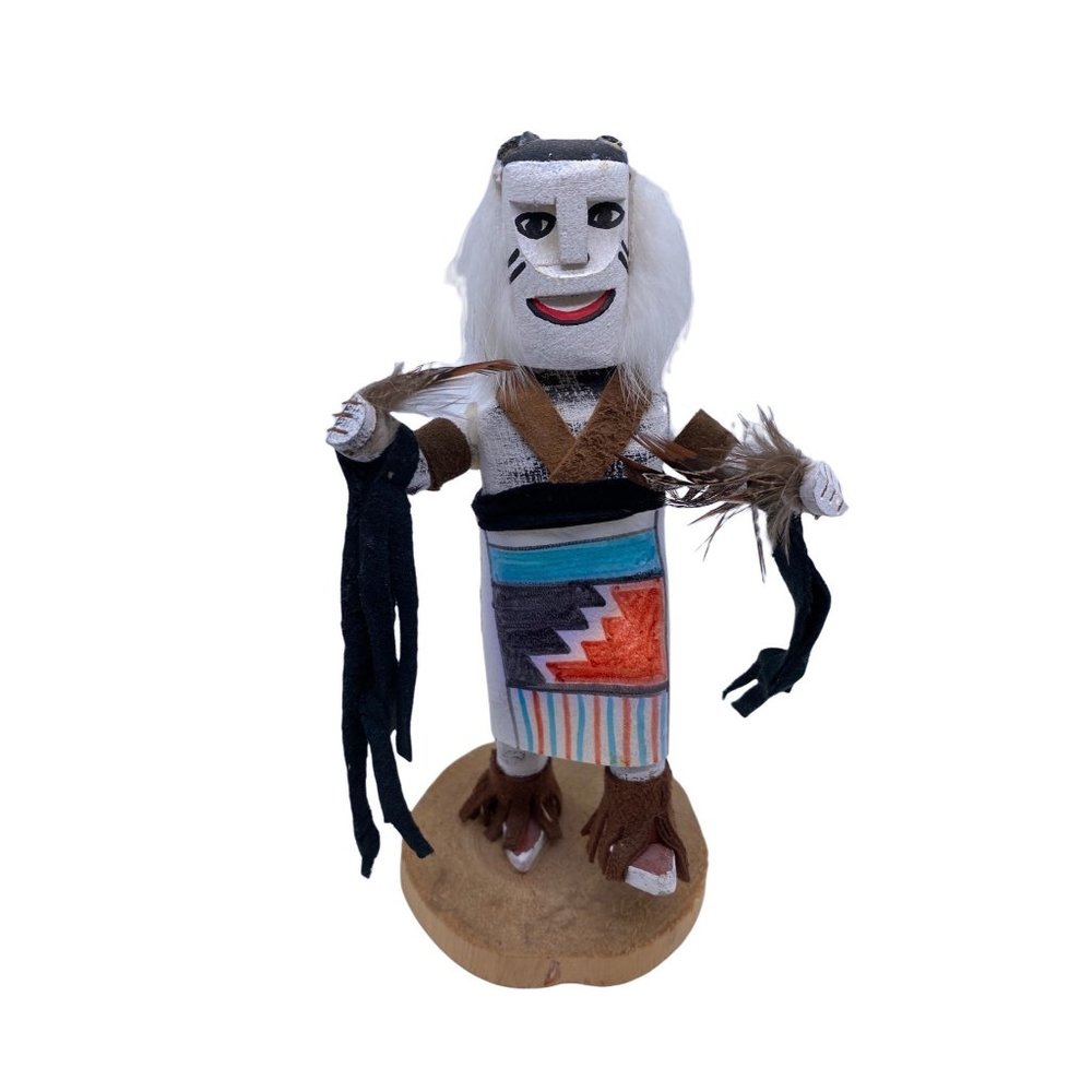 Heno Clown Kachina figure by Artist JB READ Hano Clown